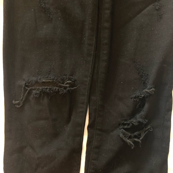 Citizens of Humanity black ripped Rocket jeans - Picture 5 of 5